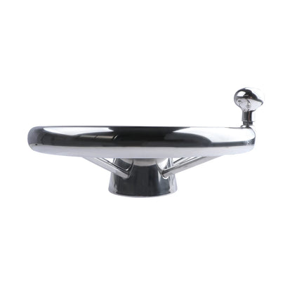 11" Stainless Steel 5-Spoke Boat Steering Wheel with Knob | 25° Marine Yacht Accessory