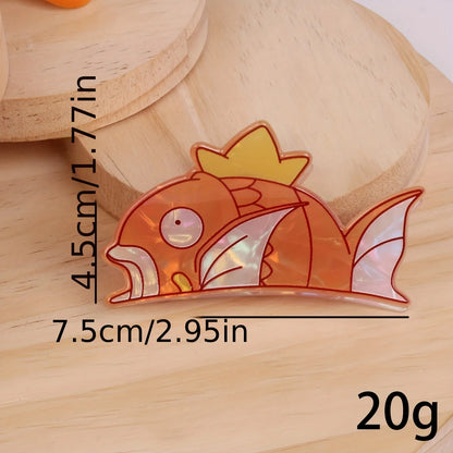 Koi Fish King Hair Claw Clip - Cute Decorative Hair Accessory for Daily Wear and Cosplay
