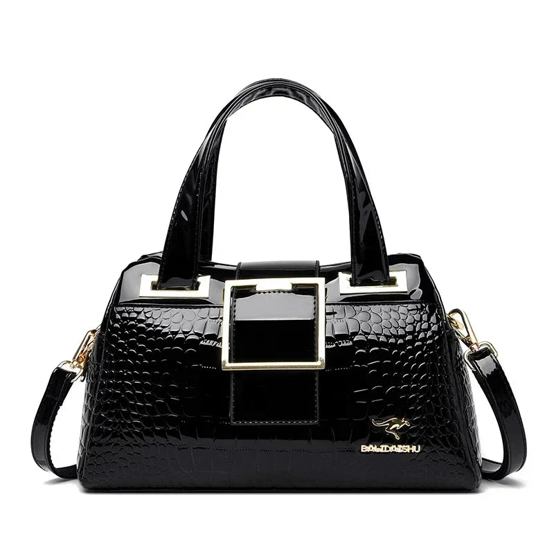 Luxury Women’s Leather Casual Tote Bag – High Quality Large Shoulder & Crossbody Handbag