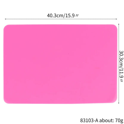 Silicone Table Protector Placemat 40x60cm – Heat Resistant, Waterproof, Non-Slip Mat for Kids Crafts & Kitchen Counter