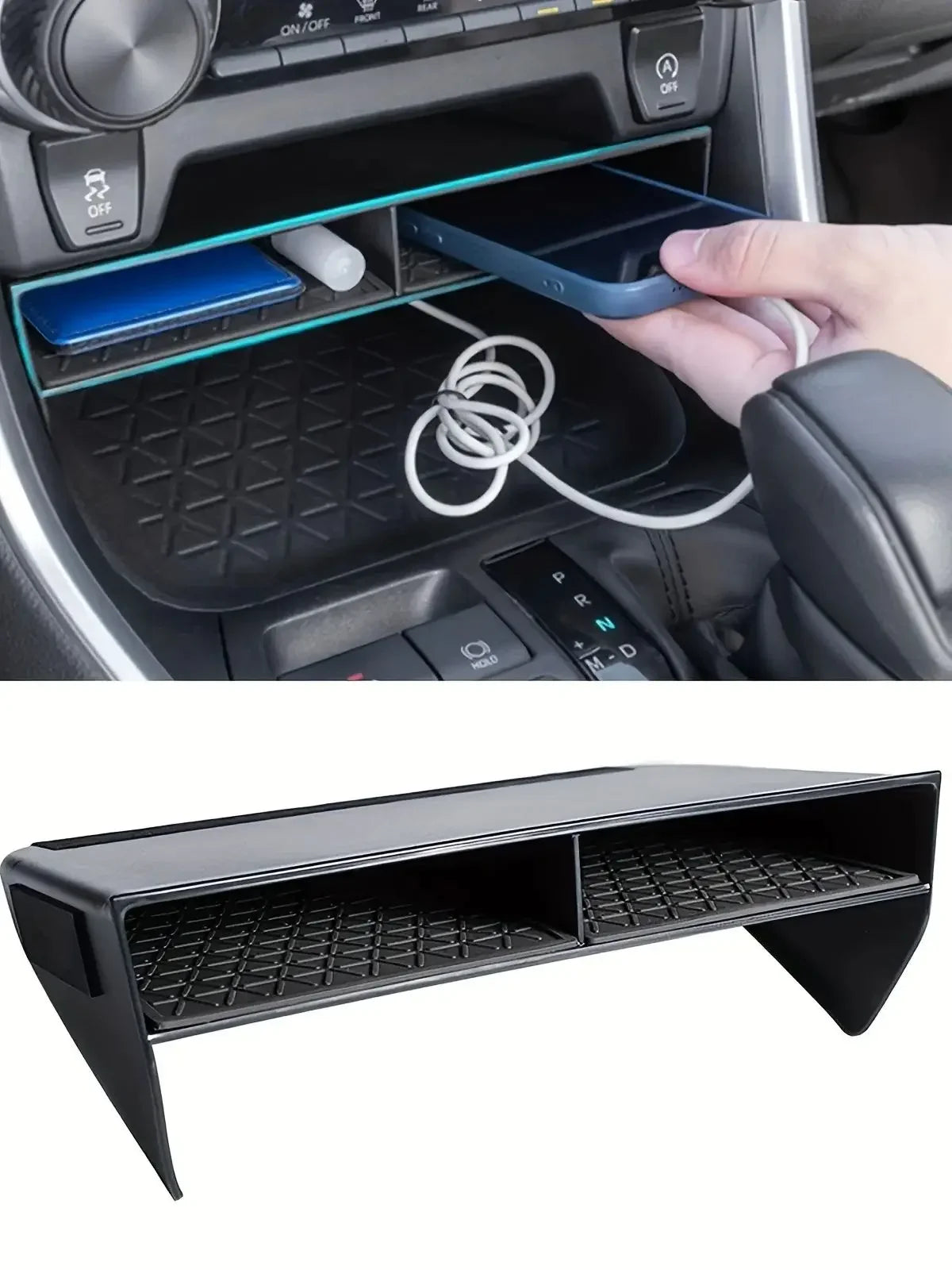 Toyota RAV4 Center Console Organizer - Storage Tray Insert for 2019-2023 Models