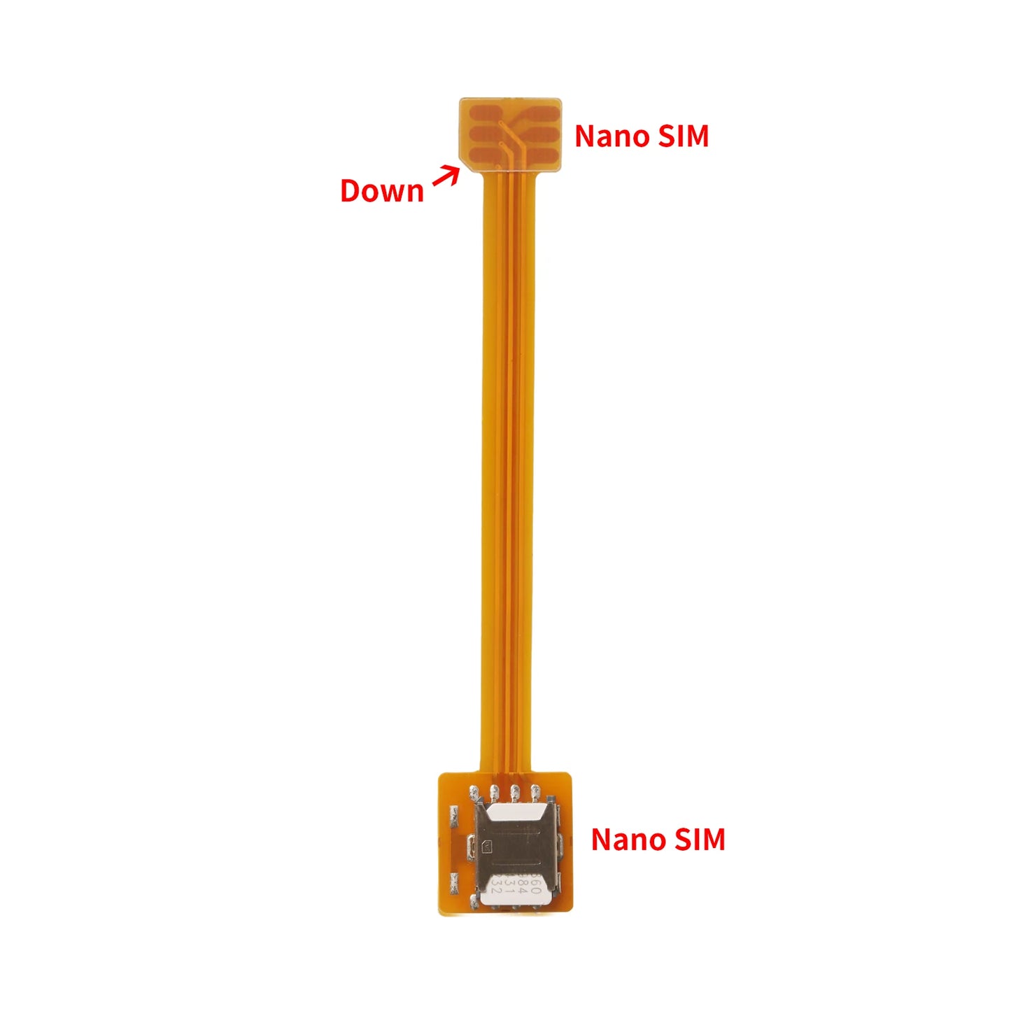 Nano 4FF SIM Card Converter - Nano to Micro 3FF Standard 2FF SIM Adapter