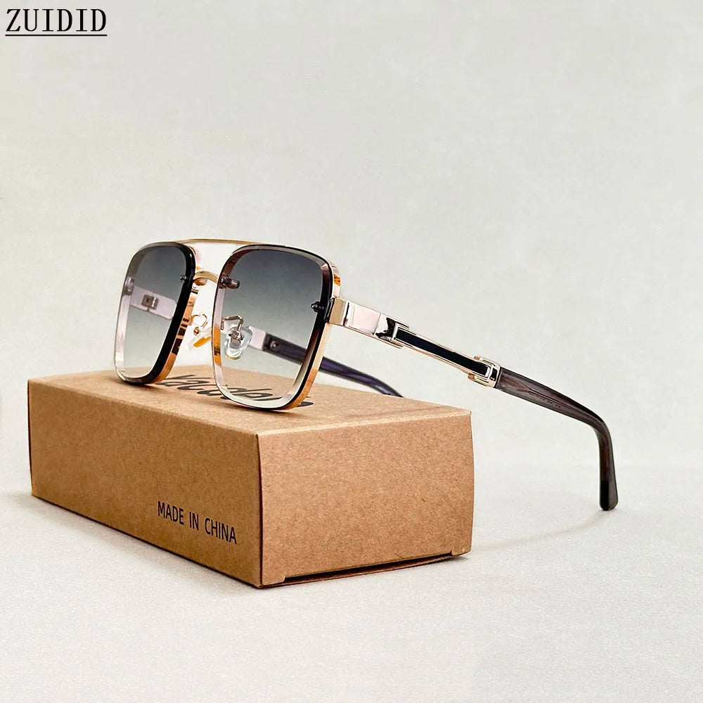 Luxury Square Sunglasses — Vintage Unisex Fashion Shades with UV Protection for Men & Women