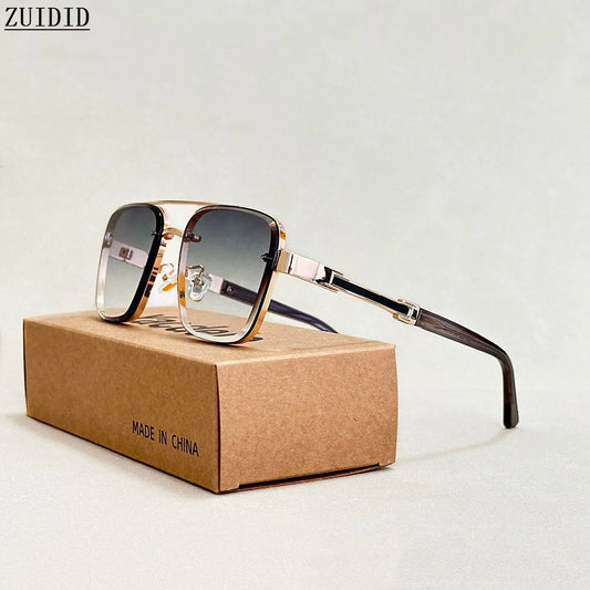Luxury Square Sunglasses — Vintage Unisex Fashion Shades with UV Protection for Men & Women