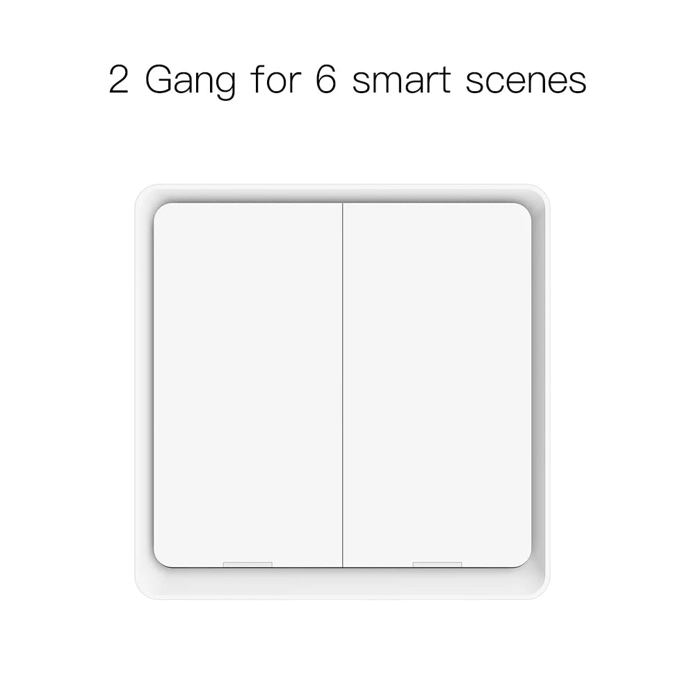 MOES 4-Gang Tuya ZigBee Wireless Scene Switch – Battery-Powered Smart Controller for Tuya Automation