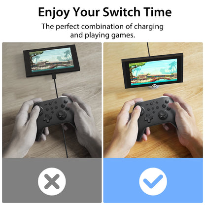 Mini Charging Dock for Nintendo Switch & Switch Lite – Portable Travel-Friendly Docking Station (No Projection)