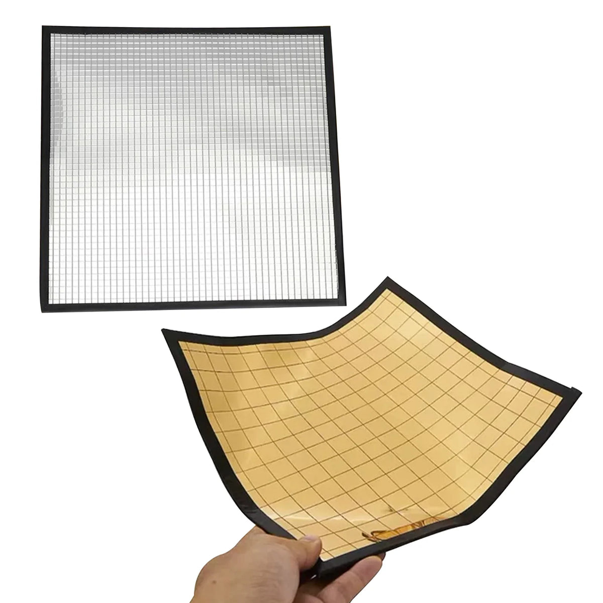 Adjustable Multi-Surface Light Reflector - 9.4 x 9.4 Inch Flexible Optical Reflector for Photography Lighting
