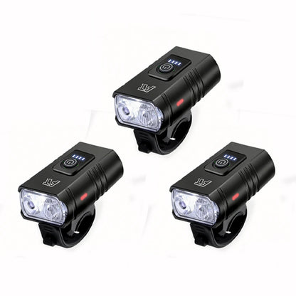 LED Bicycle Front Light - Type-C Rechargeable MTB Road Bike Headlamp, Easy-Install Cycling Accessory