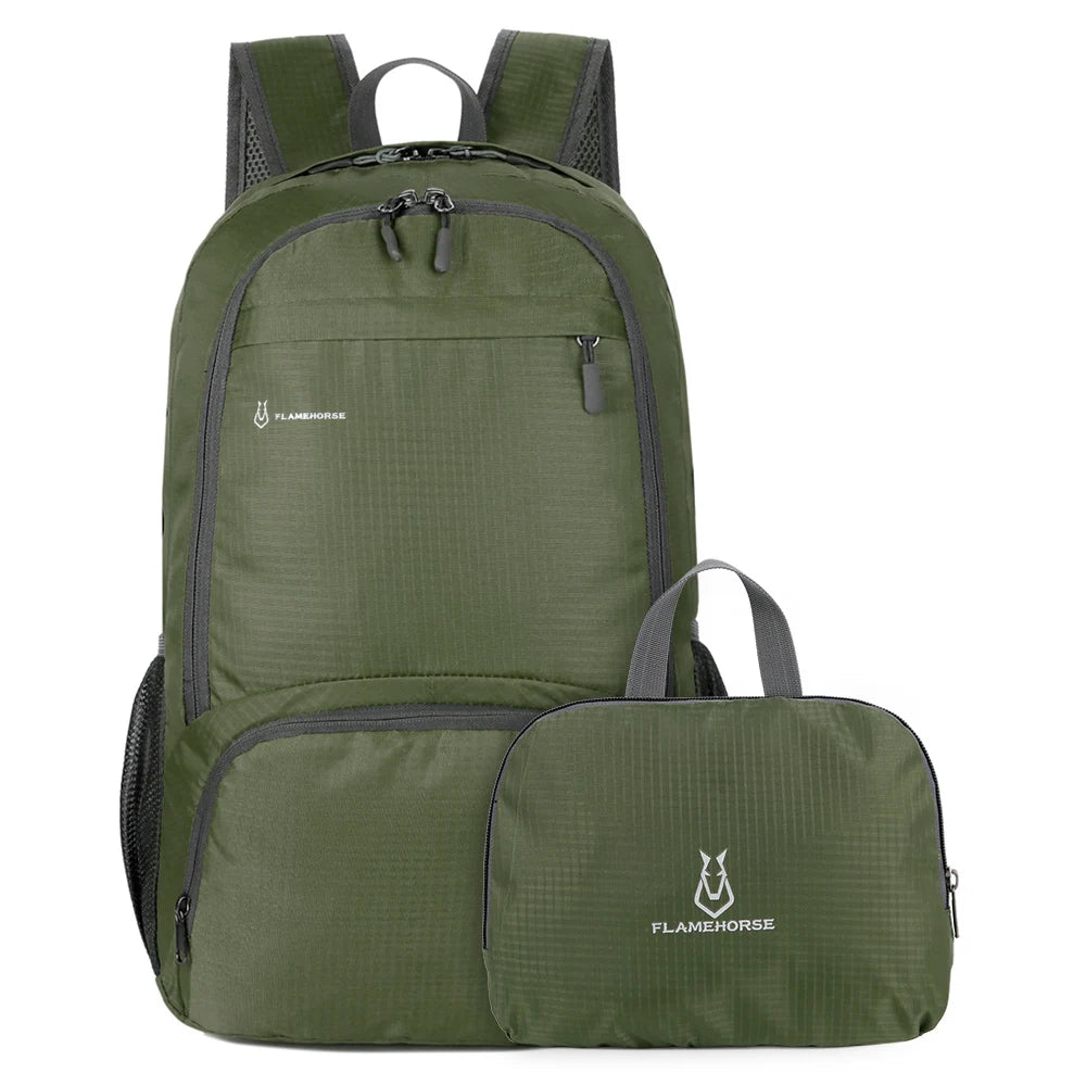 Lightweight Foldable Waterproof Backpack – Packable Outdoor Travel, Hiking, Cycling & Camping Daypack for Men and Women