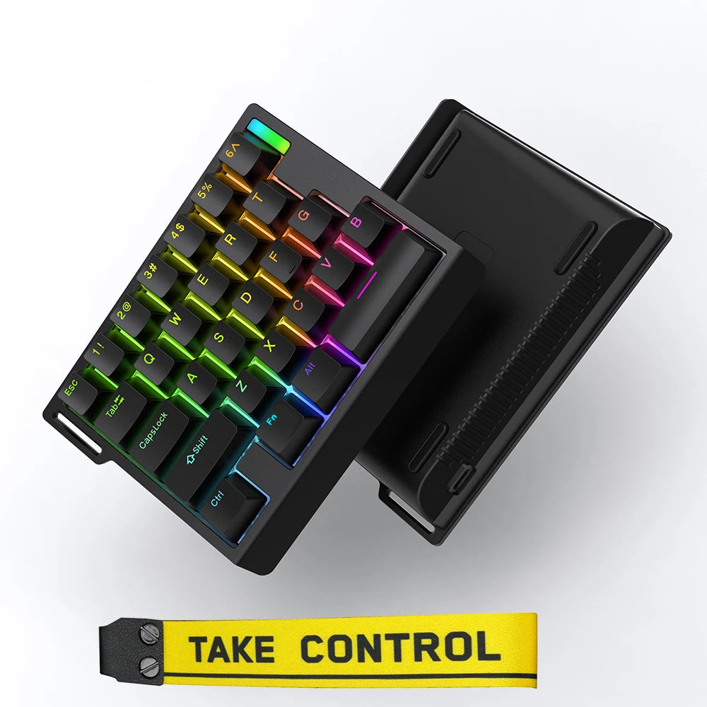 HE30 One-Handed Mechanical Gaming Keyboard – 29 Keys with Magnetic Switch, Smart Speed & Quick Trigger for E-Sports