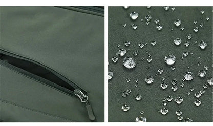 Men's Tactical Winter Set – Windproof Waterproof Soft Shell Jacket & Sharkskin Work Pants | Multi-Pocket Outdoor Suit