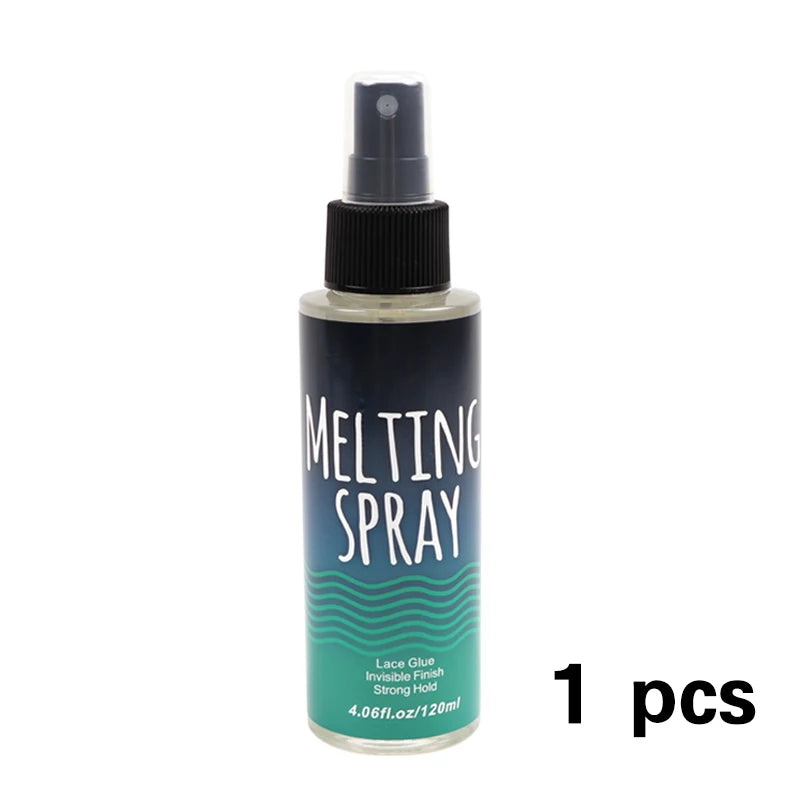 120ml Lace Melting Spray – Seamless Finish Glue, Invisible Hair Adhesive for Lace Wigs, Strong Hold