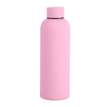 500/750ML Stainless Steel Thermos Cup – Outdoor Sports Kettle, Rubber Paint, Double-Walled Insulated Water Bottle