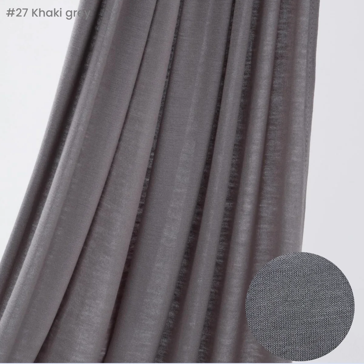 29 Color Jersey Hijab Scarf - Solid Cotton Stretch Muslim Head Wrap Turban Shawl