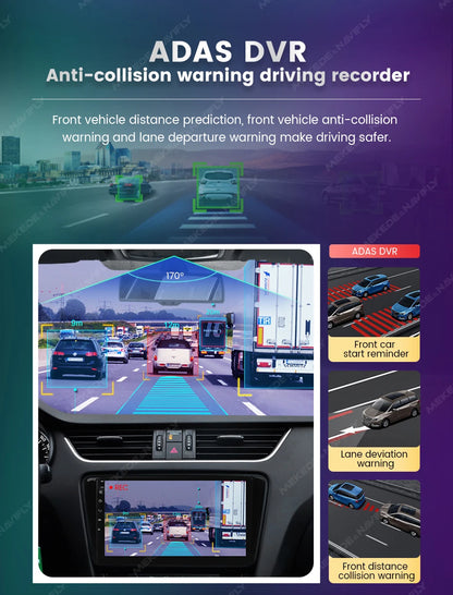 Android 13 Wireless CarPlay Multimedia Player – 7/8/9" IPS Screen GPS & WiFi Car Radio for VW Passat, Golf, Polo, Jetta & Skoda