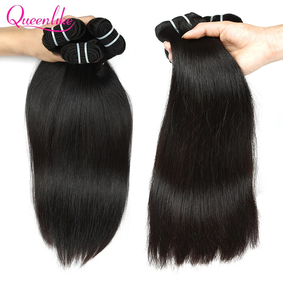 15A Double Drawn Vietnamese Raw Straight Human Hair Bundles – 20-26 Inch Top Quality Hair Extensions