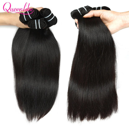 15A Double Drawn Vietnamese Raw Straight Human Hair Bundles – 20-26 Inch Top Quality Hair Extensions
