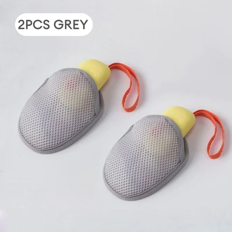 Foaming Soap Bag Mesh Pouch - Massage Exfoliator & Bathing Bubble Maker for Body Cleansing
