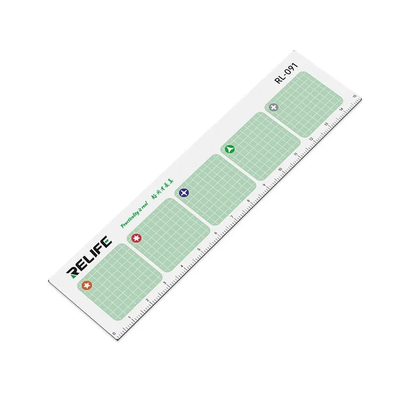 RELIFE RL-091 Strong Magnetic Screw Storage Pad – Partitioned Absorption Mat for Metal Parts Organization and Repair Work