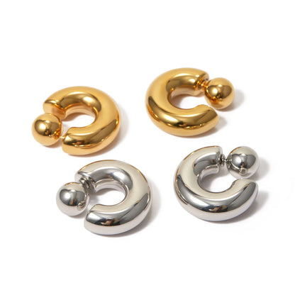 Fashion C-Shaped Earrings for Women – Unique High-End Trendy Jewelry