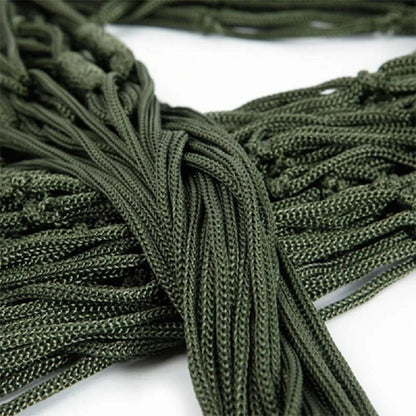Outdoor Nylon Rope Mesh Hammock - Sleeping Net Bed with Rope for Relaxing Outdoors