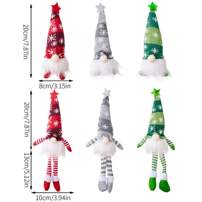 20/30cm LED Faceless Elf Gnome Doll — Christmas & New Year Light-Up Decoration for Home, Kids Gift 2025