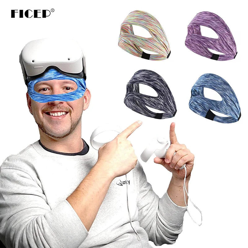 Breathable Eye Mask & Sweat Band for Meta Oculus Quest 2 – VR Headset Cover Accessory