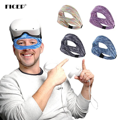 Breathable Eye Mask & Sweat Band for Meta Oculus Quest 2 – VR Headset Cover Accessory