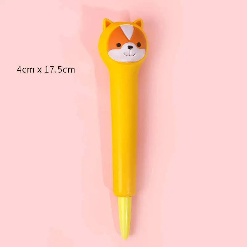 Cute Soft Gel Pen – Kawaii Cartoon Pen for School, Office, and Creative Stationery Supplies