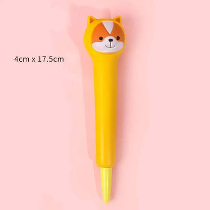 Cute Soft Gel Pen – Kawaii Cartoon Pen for School, Office, and Creative Stationery Supplies