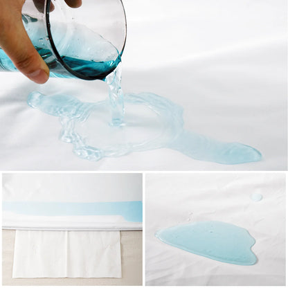 2-Piece Zippered Waterproof Pillow Covers – Oil-Resistant Knitted Pillow Protectors for Bed