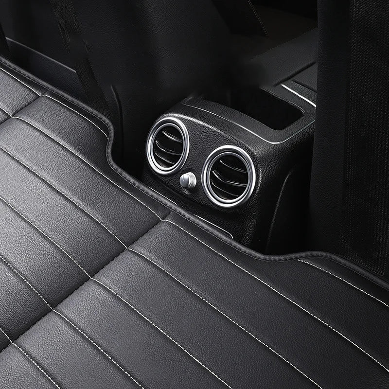 Foldable Car Travel Bed for Rear Seat – Wear-Resistant PU Sleeping Pad Mattress for SUV & Sedan Trips
