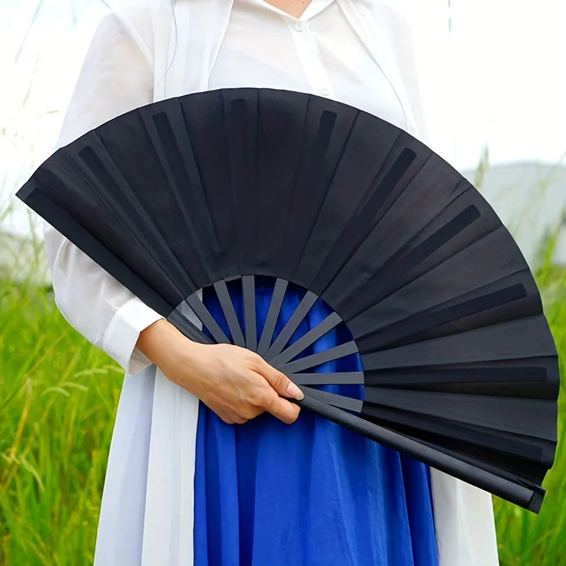 1 Kung Fu Fan – Square Chinese Symphony Fan for Fitness, Dance, Tai Chi & Martial Arts Practice