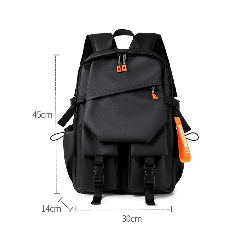 Luxury Men’s Backpack — High-Quality 15.6" Laptop Bag, Waterproof Travel & School Backpack, High-Capacity Fashion Bag