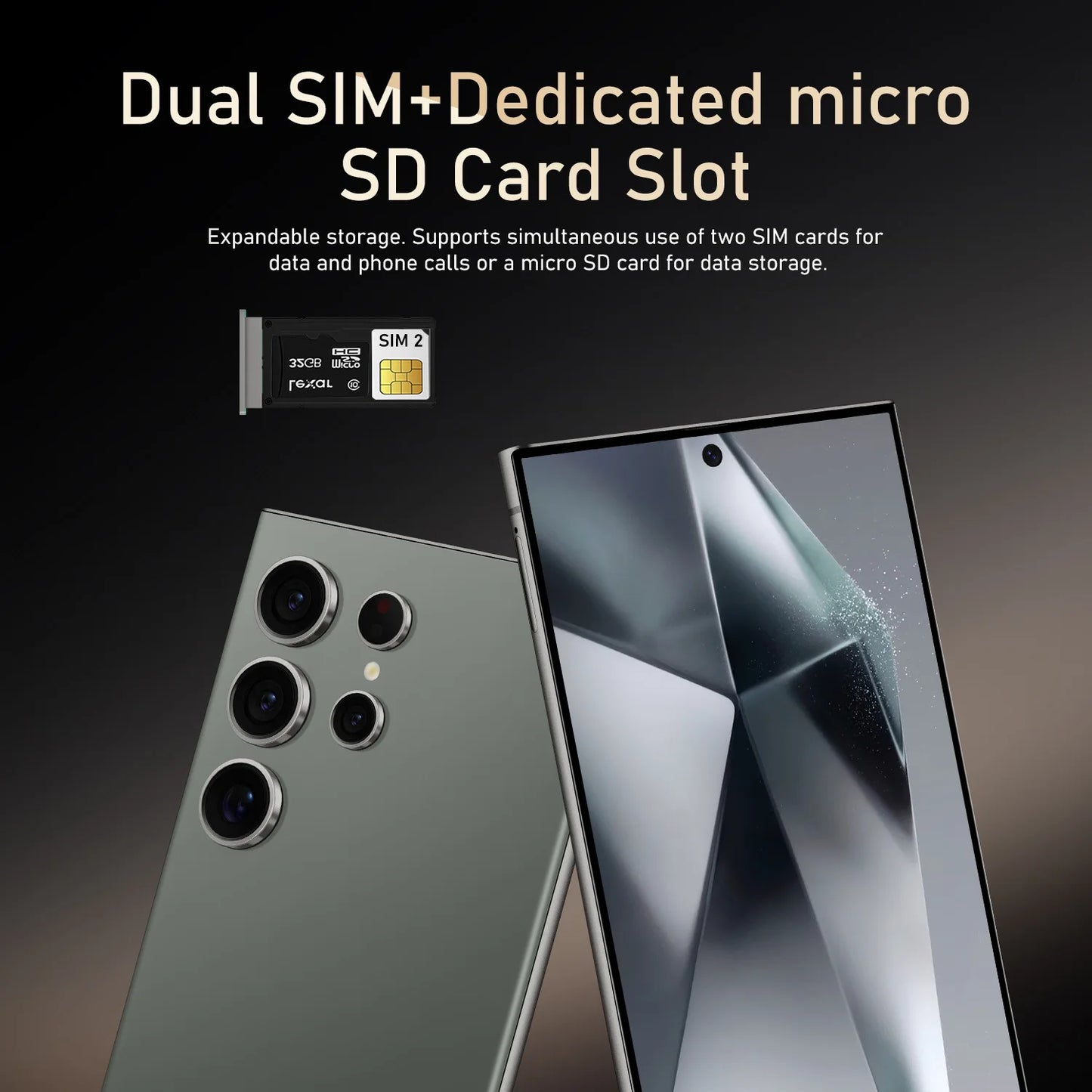 FUFFI-S25 Pro Android Smartphone – 6.8” Display, 12GB RAM, 512GB ROM, Dual SIM, 24+48MP Cameras, 6000mAh Battery