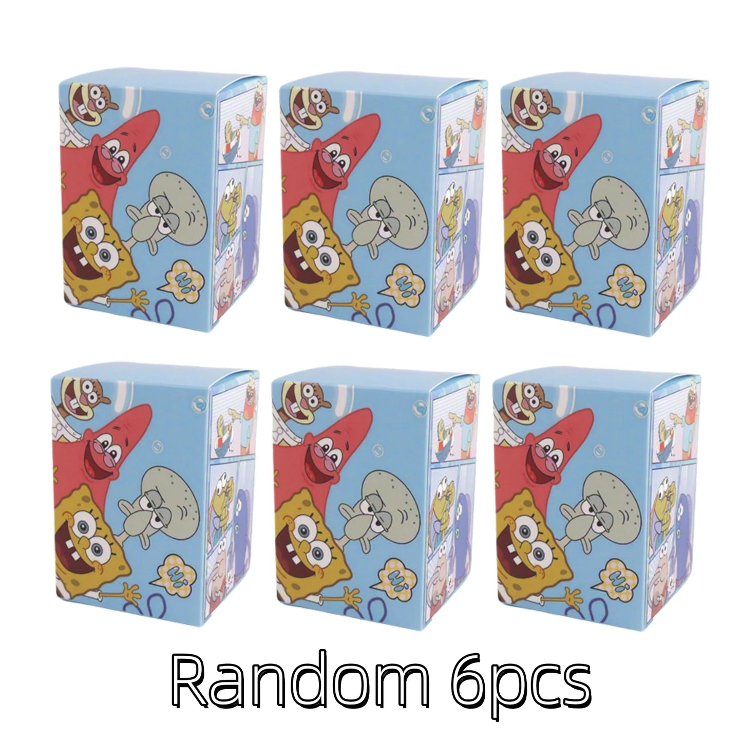 SpongeBob Blind Box Figure - Bikini Bottom Sitting Fish Car Ornament & Cute Desktop Collectible Gift