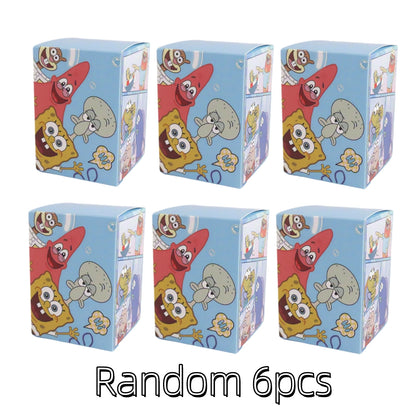 SpongeBob Blind Box Figure - Bikini Bottom Sitting Fish Car Ornament & Cute Desktop Collectible Gift