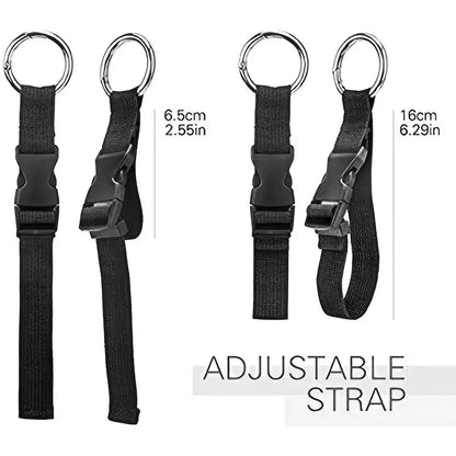 Convenient Travel Luggage Fixed Strap with Release Buckle - Portable Add-A-Bag Belt for Backpacks, Jackets, and More