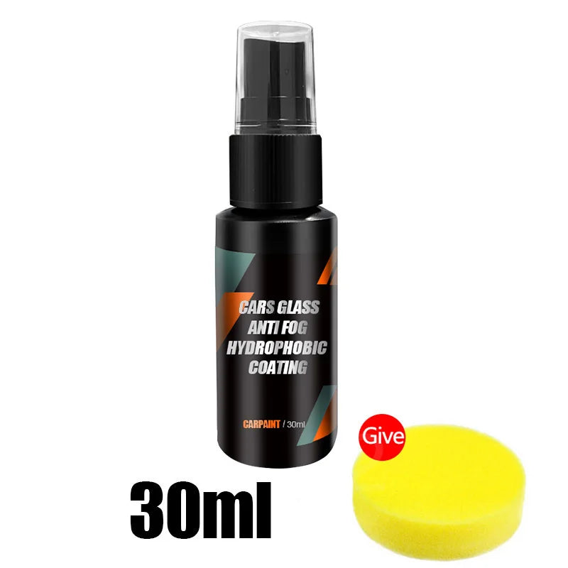 Car Glass Water Repellent Spray – Hydrophobic Anti-Rain Coating for Windshields, Windows, and Side Mirrors