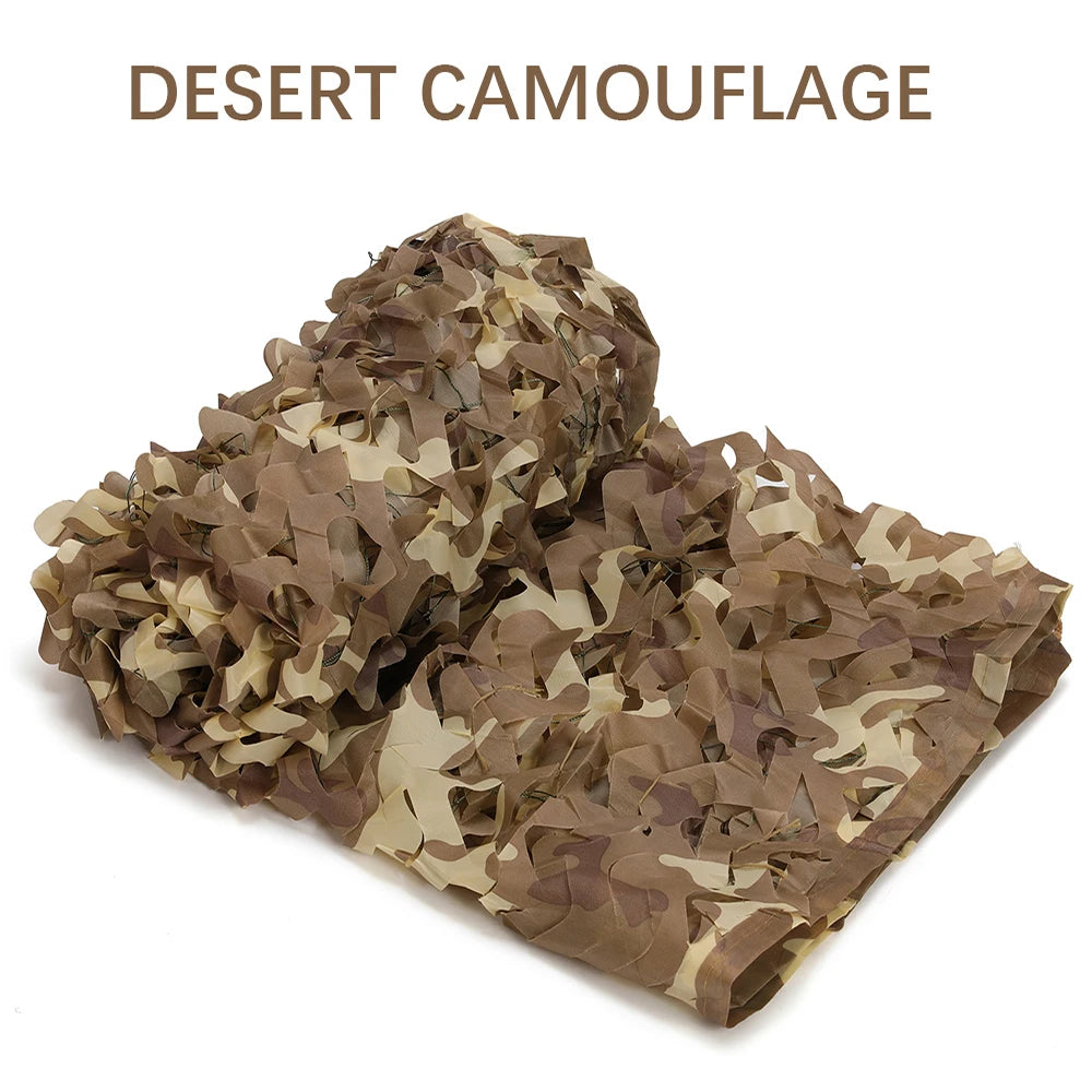 Camouflage Net – Hunting, Woodland Training, Car Cover, Tent Shade & Camping Awning Cover