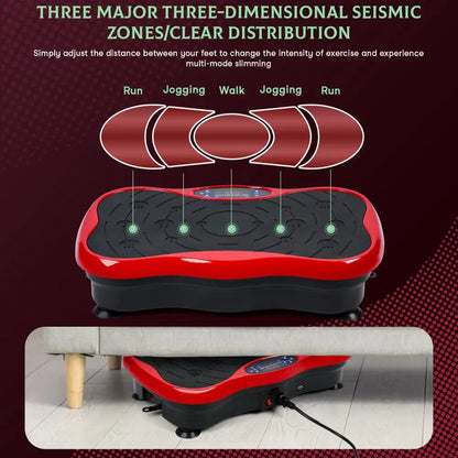 Power Waver Vibration Plate Machine — Whole Body Exercise & Lymphatic Drainage Fitness Platform