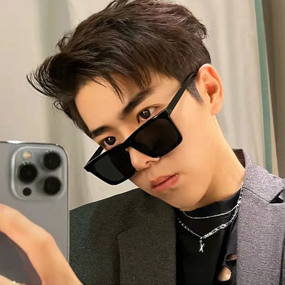 2024 New Men's Sunglasses - Anti-UV Driving Concave Shape, Long Frame for Women, Gafas de Sol Hombre