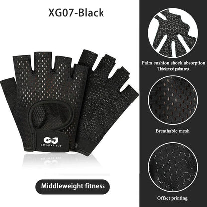 Gym Fitness Gloves – Half Finger Weight Lifting & Training Gloves for Men & Women, Workout Hand Protection