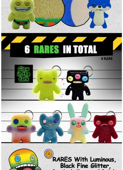 Original Fuggler Blind Bag Collectible Keyring — 6.5cm Funny Ugly Monster PVC Mini Figure