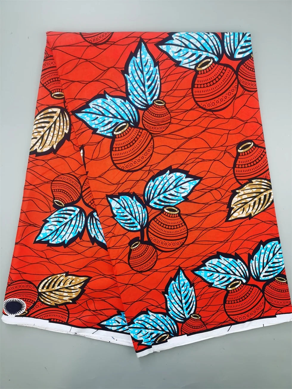 New Nigerian African Wax Fabric - 100% Cotton Real Wax Ankara Print High Quality Original Pagne Material