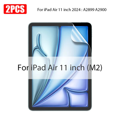 2PCS Paper-Like Screen Protector for iPad (10th Gen, Pro 11/12.9, Air 5/4, Mini 6, 7-9th Gen)