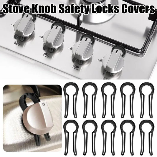 Kitchen Stove Knob Safety Lock - Childproof Gas Oven Knob Cover Protector