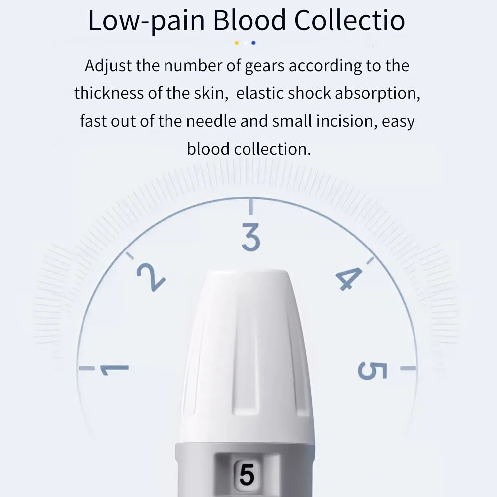 VivaChek Blood Glucose Monitor Kit - Digital Diabetes Tester with 50 or 100 Test Strips and Lancets