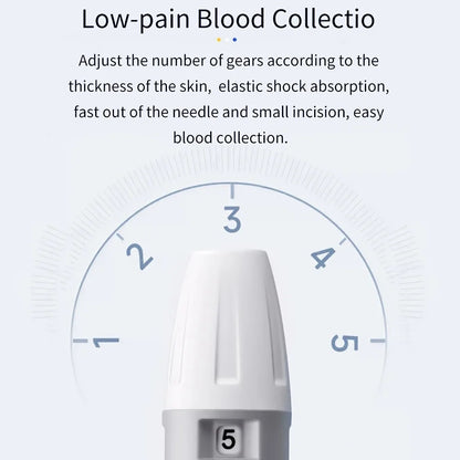 VivaChek Blood Glucose Monitor Kit - Digital Diabetes Tester with 50 or 100 Test Strips and Lancets