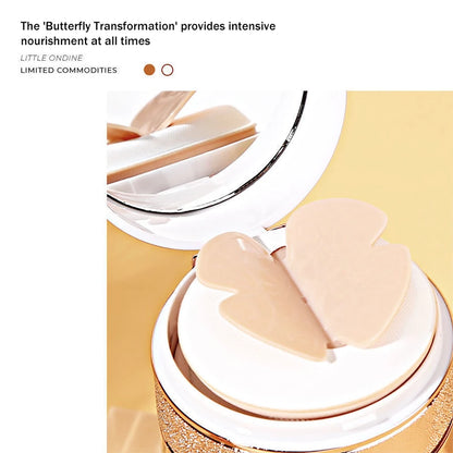 Air Cushion BB Cream with Butterfly Powder Puff – Moisturizing, Whitening, Oil-Control, Waterproof Foundation & Concealer Makeup